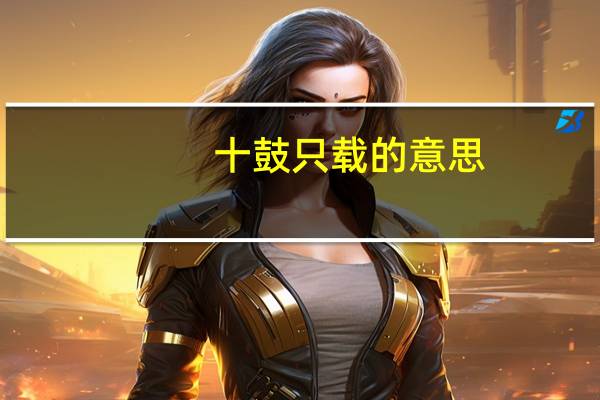 十鼓只载的意思