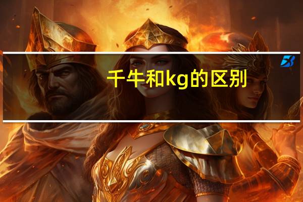 千牛和kg的区别