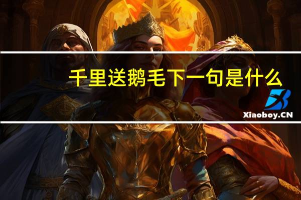 千里送鹅毛下一句是什么(千里送鹅毛下一句)