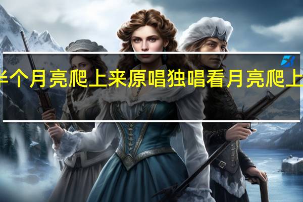 半个月亮爬上来原唱独唱 看月亮爬上来伴奏
