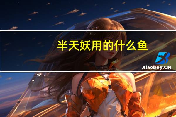 半天妖用的什么鱼