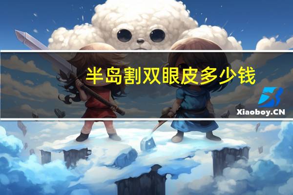 半岛割双眼皮多少钱(伊拉克战争中美国赚了多少钱)