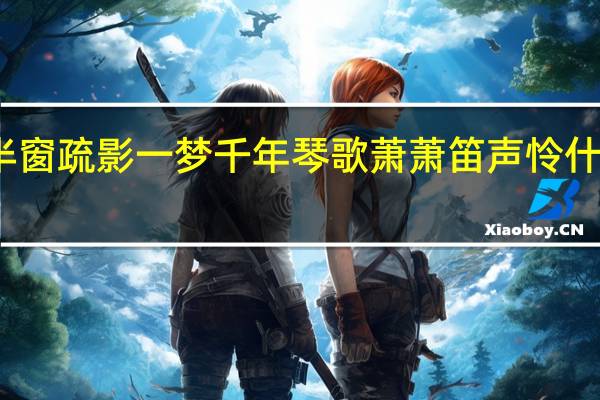 半窗疏影一梦千年琴歌萧萧笛声怜什么意思