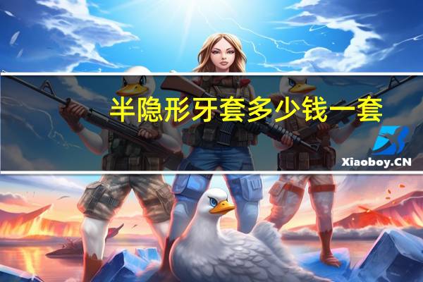 半隐形牙套多少钱一套(隐形牙套的价格要多少)