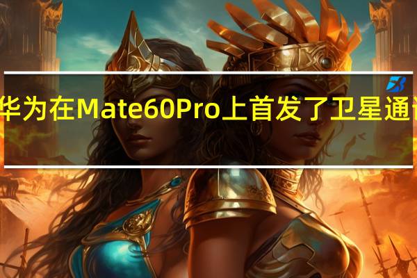 华为在Mate60Pro上首发了卫星通话功能