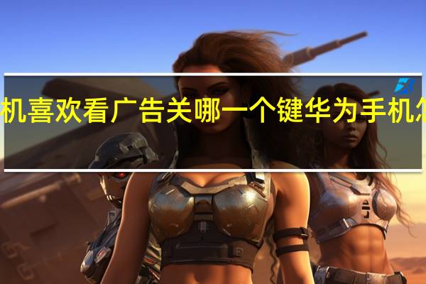 华为手机喜欢看广告关哪一个键 华为手机怎么关闭广告