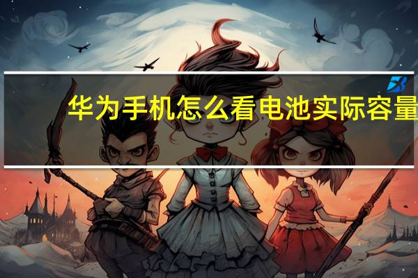 华为手机怎么看电池实际容量（华为手机怎么看型号）