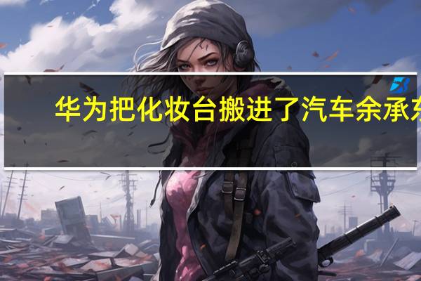 华为把化妆台搬进了汽车 余承东：冰箱彩电大沙发很简单