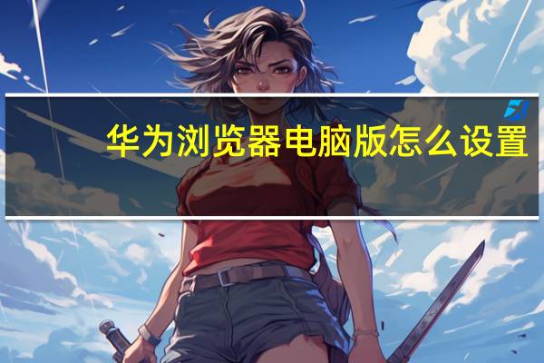 华为浏览器电脑版怎么设置（华为浏览器电脑版）
