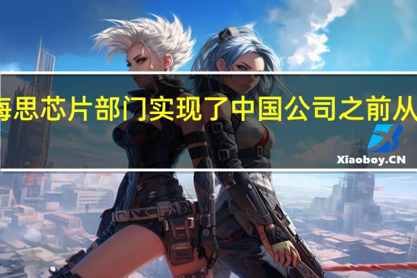 华为的海思芯片部门实现了中国公司之前从未有过的成就