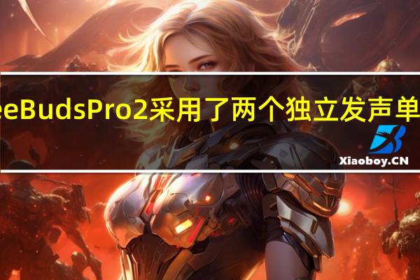华为FreeBuds Pro 2采用了两个独立发声单元的声学架构