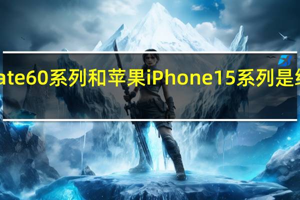 华为Mate60系列和苹果iPhone15系列是绕不开的对象