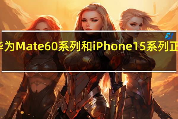 华为Mate60系列和iPhone15系列正在路上
