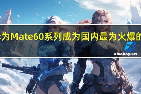 华为Mate60系列成为国内最为火爆的高端机