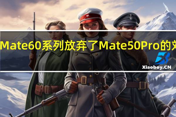 华为Mate60系列放弃了Mate50Pro的刘海屏方案