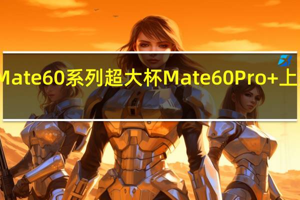 华为Mate60系列超大杯Mate60Pro+上架开启预订