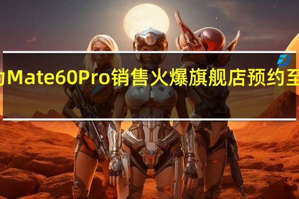 华为Mate 60 Pro销售火爆 旗舰店预约至少等一周