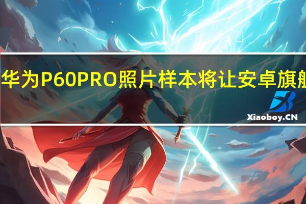 华为P60 PRO照片样本将让安卓旗舰颤抖