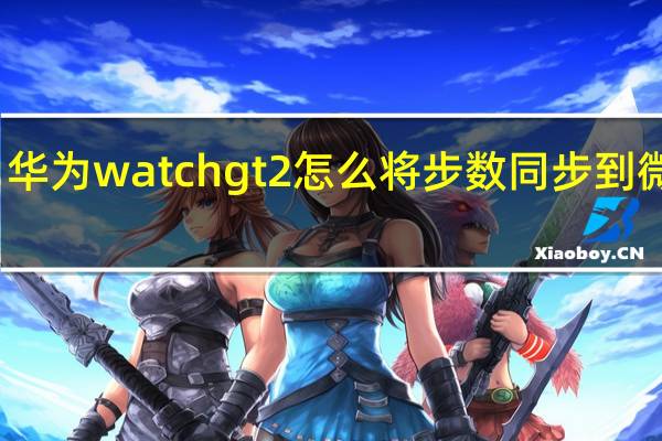 华为watch gt2怎么将步数同步到微信上-同步步数到微信的设置方法