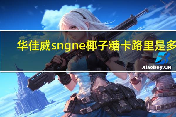 华佳威 sngne椰子糖卡路里是多少