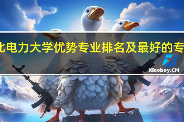 华北电力大学优势专业排名及最好的专业有哪些