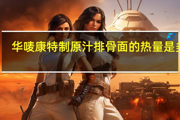 华唛康 特制原汁排骨面的热量是多少