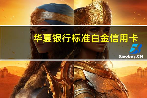 华夏银行标准白金信用卡（华夏信用卡白金卡额度是多少钱）