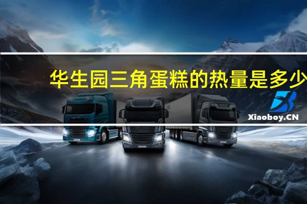 华生园 三角蛋糕的热量是多少