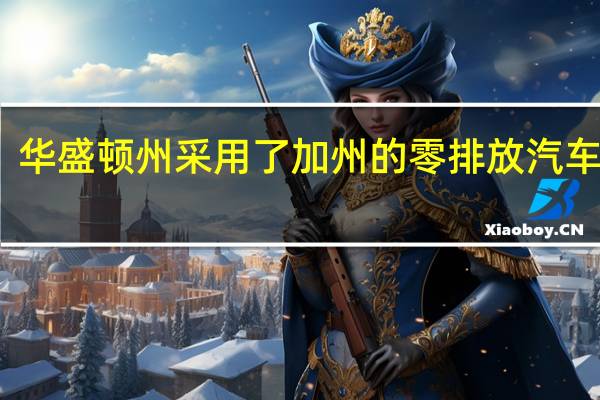 华盛顿州采用了加州的零排放汽车政策
