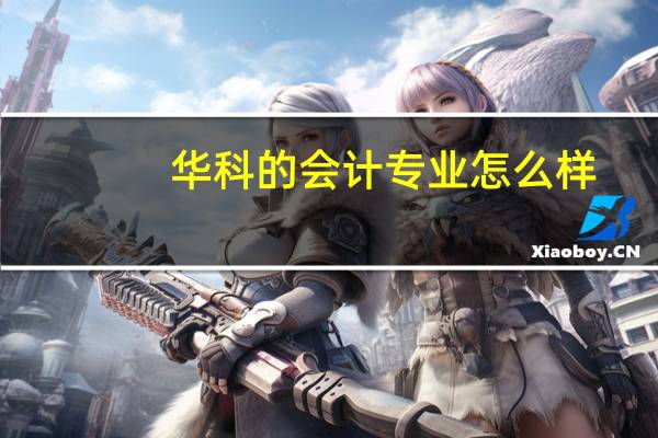 华科的会计专业怎么样,哪个学
