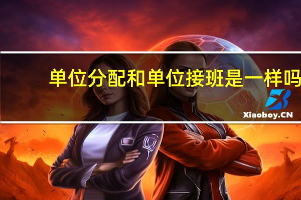 单位分配和单位接班是一样吗