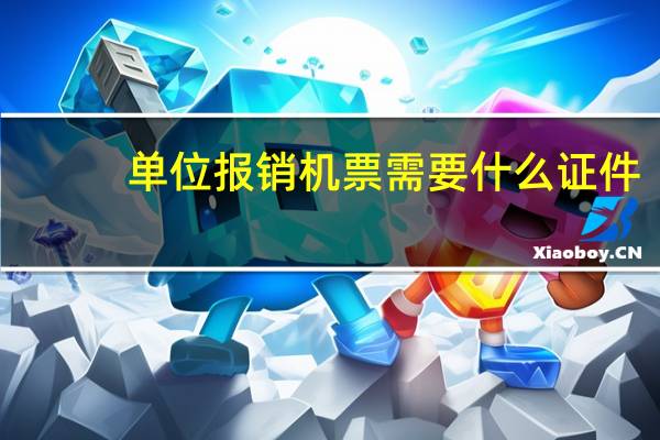单位报销机票需要什么证件