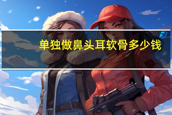 单独做鼻头耳软骨多少钱？耳软骨垫鼻尖多少钱