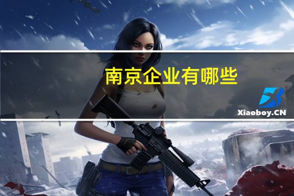 南京企业有哪些