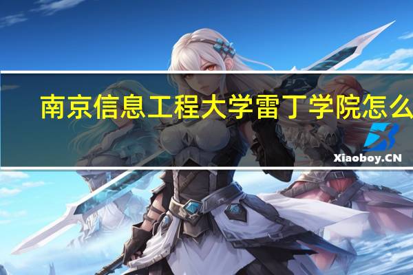 南京信息工程大学雷丁学院怎么样