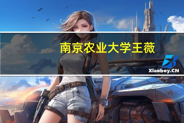南京农业大学王薇（王娜-南京农业大学金融学院讲师简介）