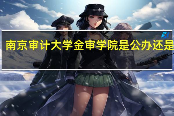南京审计大学金审学院是公办还是民办