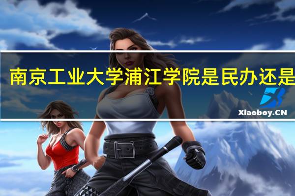 南京工业大学浦江学院是民办还是公办