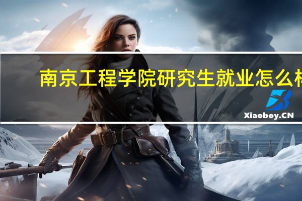 南京工程学院研究生就业怎么样