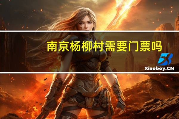 南京杨柳村需要门票吗