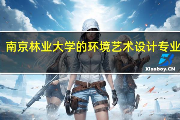 南京林业大学的环境艺术设计专业如何