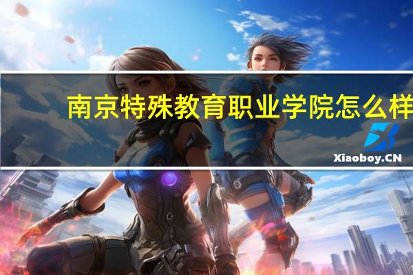 南京特殊教育职业学院怎么样