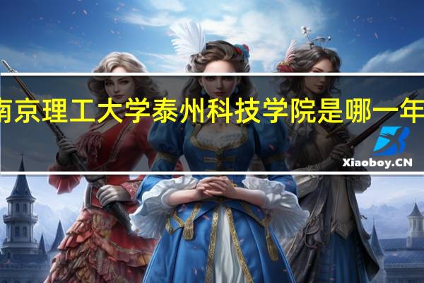 南京理工大学泰州科技学院是哪一年创办的