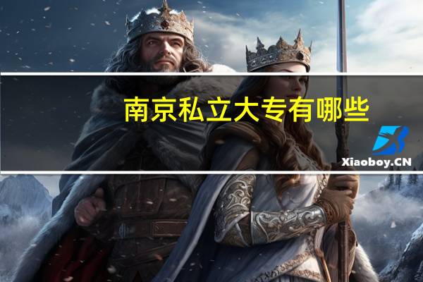 南京私立大专有哪些