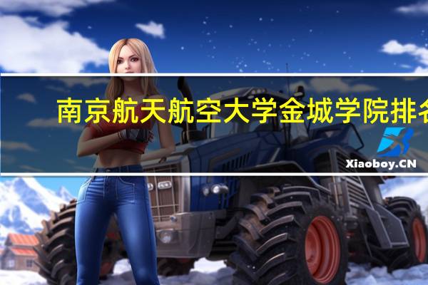南京航天航空大学金城学院排名