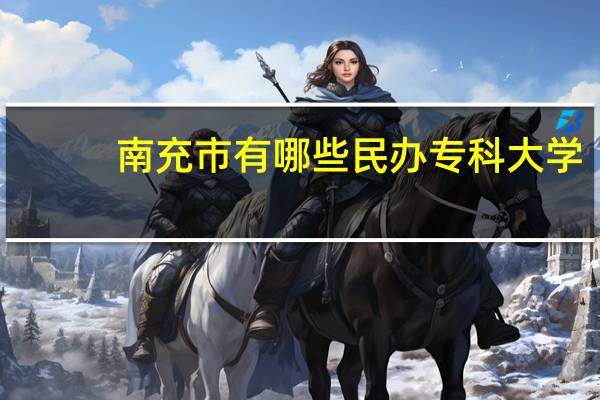 南充市有哪些民办专科大学