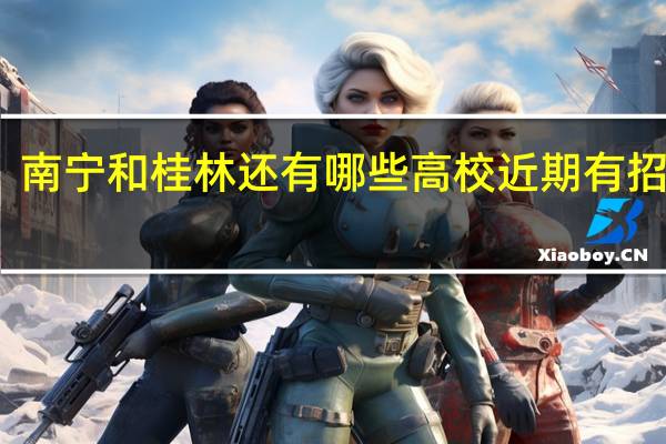 南宁和桂林还有哪些高校近期有招聘会