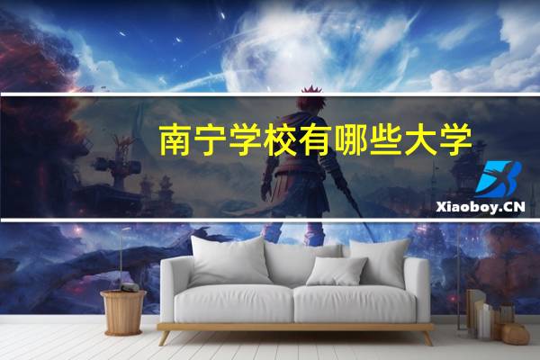 南宁学校有哪些大学