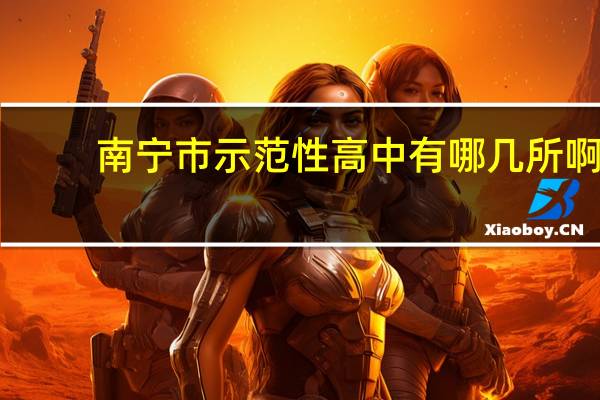 南宁市示范性高中有哪几所啊