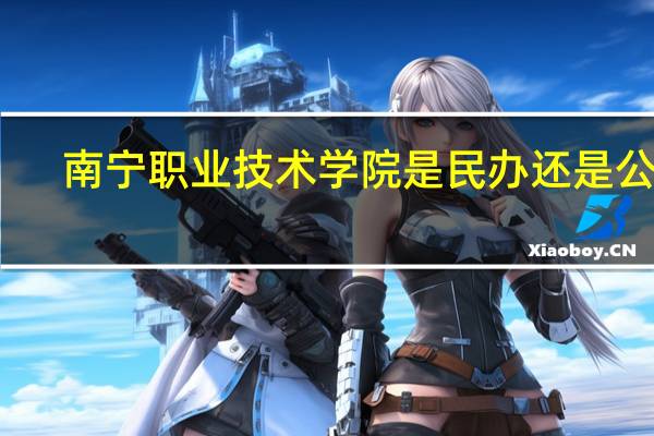 南宁职业技术学院是民办还是公办